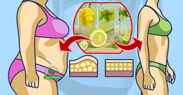 Bebida de limão e pepino para eliminar a gordura da barriga