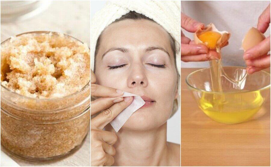 receitas caseiras para remover pelos do rosto