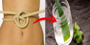 suco de aloe vera para combater a constipação