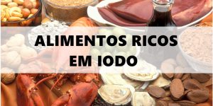 quais os alimentos ricos em iodo?