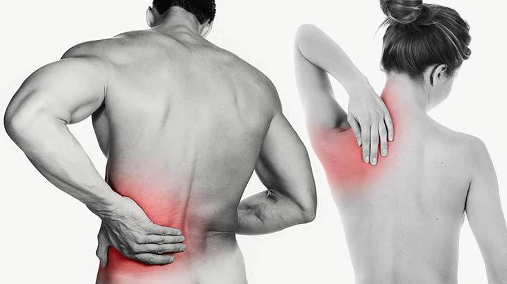 aliviar dor nas costas