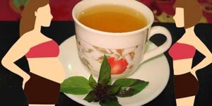 Chá de manjericão que elimina a retenção de líquido e gordura abdominal