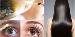 receita caseira para crescer o cabelo, sobrancelhas e cílios