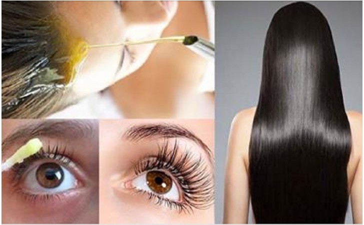 receita caseira para crescer o cabelo, sobrancelhas e cílios